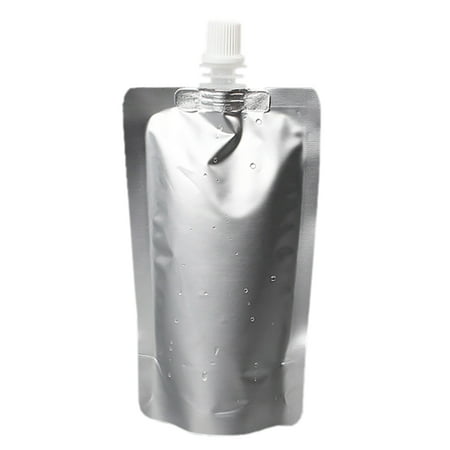 (Price/50 PCS) Aspire 3.5 OZ Foil Spouted Stand up Pouch, Juice Pouches, 8.2 mm Spout, FDA Compliant, BPA