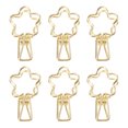 thumbnail image 1 of Clips De Papel De Carpeta Pequeños, Fuerza De Sujeción Fuerte Clips De Carpeta Lindos Fáciles De Usar 100 Piezas De Metal Resistente Para Boletos ANGGREK Oro, 1 of 8