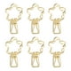 thumbnail image 2 of 100 Piezas Clips Lindos para Carpeta Fuerte Fuerza de Sujeción Forma de Flor de Dibujos Animados Abrazaderas de Papel de Metal Resistentes para Guardar Documentos Boletos Oro, 2 of 14