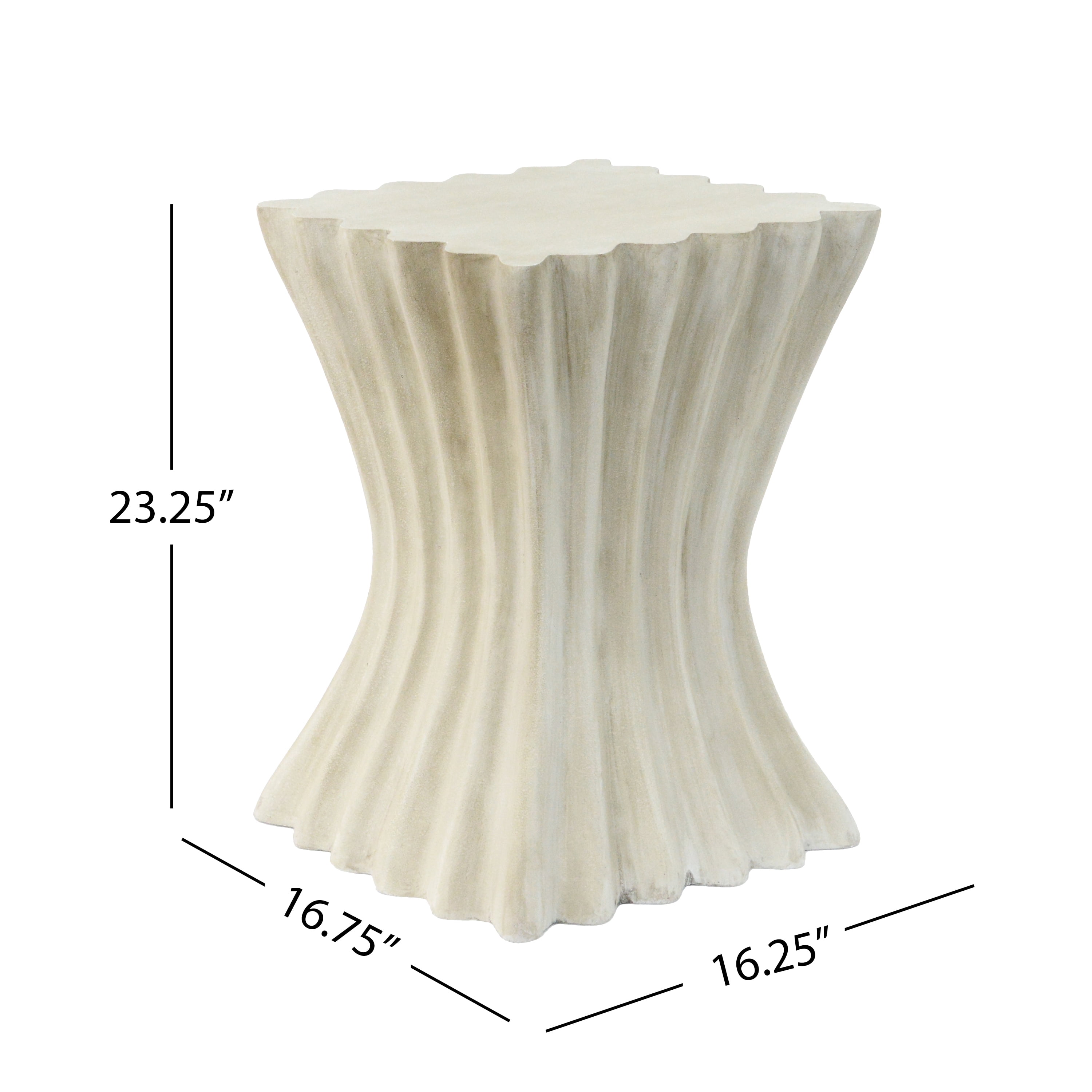 Euroco MGO Archaistic Wavy Side Table