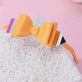 thumbnail image 4 of Ticikt Kids Back To School Headband, Glitter Double Bow Pencil Hair Hoop Cute Girls Hair Accessories, 4 of 8
