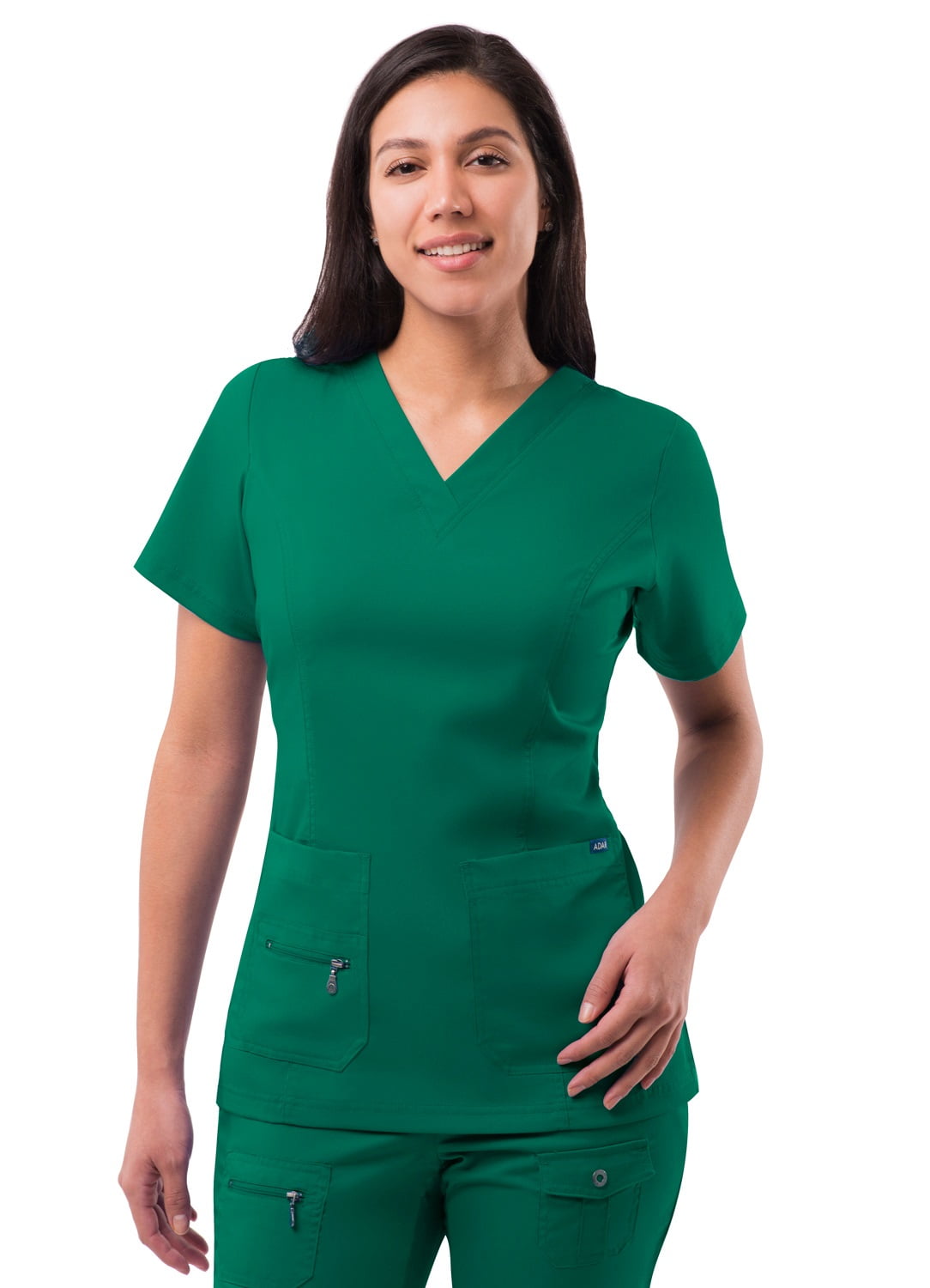 Adar Pro Scrubs For Women Elevated VNeck Scrub Top