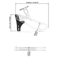 thumbnail image 2 of Cubierta protectora para sierra de mesa, carcasa de seguridad antipolvo para carpintería para sierras de mesa de 7 a 12 pulgadas, 2 of 5