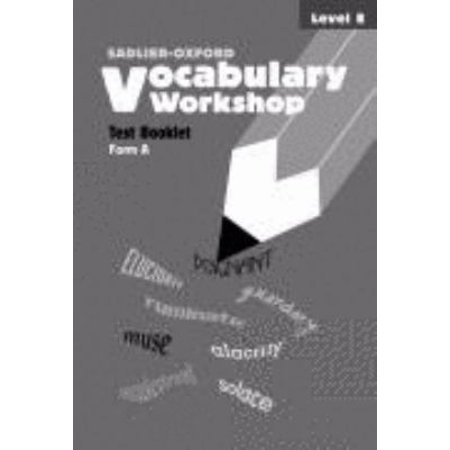Pre-Owned Vocabulary Workshop : Test Book Level E Form A (Paperback) 0821576305 9780821576304