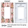 thumbnail image 3 of Yayeee Rocker Switch Wall Plate 1-Gang 4.6"x2.9" Home Decorative Outlet Cover, Green Christmas Houses, 3 of 6
