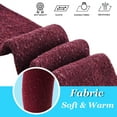 thumbnail image 4 of Women's 4 Pairs Soft Comfortable Durable & Truly Beautiful Knee High Cotton Boot Socks HR158212 Size 6-9Wine, 4 of 7
