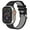 Black&Grey, variant on Sporty Silicone Watch Band Compatible with Apple Watch, Waterproof & Breathable, Multiple Colors