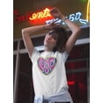 thumbnail image 2 of Love In Heart Shape. T-Shirt Women -Image by Shutterstock, Female Medium, 2 of 4