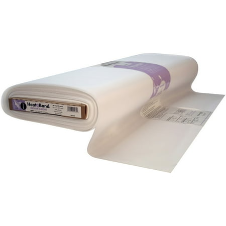 HeatnBond Fusible Tricot Medium Weight 60" Fabric Interfacing, White, 25 yd Bolt
