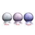 thumbnail image 3 of Collectibles Sphere Clear/Pink/Purple Crystal Ball Glass Quartz Stone Healing Gemstone PURPLE 30MM, 3 of 8