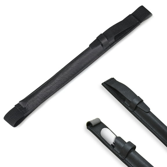 HEALEEP 1Pack Stylus Pen Holder for Tablets in Black with Elastic Band