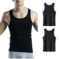 thumbnail image 2 of Men's Summer Tank Top Sleeveless Shirt - Casual Round Neck Loose Fit for Comfort and Style in Warm Weather Mens T-Shirts Black 6 Pack Sleeve Less Xl Printed, 2 of 5