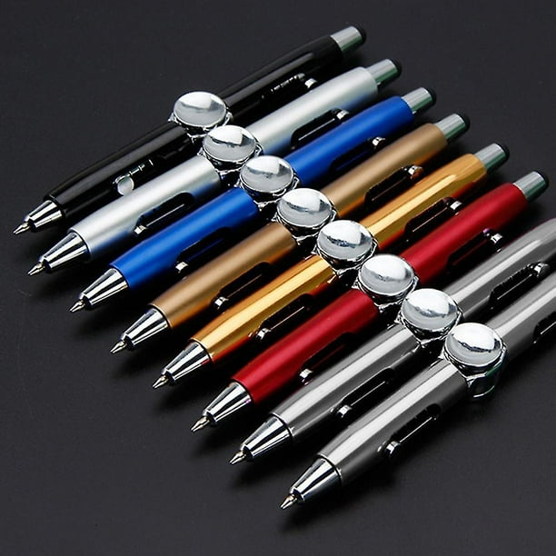 Pluma de dedo giratoria de 4 piezas para juegos, bolígrafo giratorio