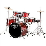 Ludwig Pinnacle Complete 5 Piece Jr Drumset, Wine Red