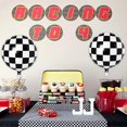 thumbnail image 5 of 10pcs 18inch Racing Car Balloon Checkerboard Mylar Balloon Foil Balloon Black White Checkered Helium Balloon, 5 of 5
