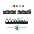thumbnail image 2 of WorkPro Ratchet Drive and Socket Set - 31 Piece,1/4" Dr. Sockets and Screwdriver Bits, 2 of 8