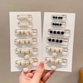 thumbnail image 1 of JUNWELL 12pcs Alloy Pant Waist Pin Clips  Adjustable Clothes Tightener  3 Sizes  Fashion Accessory For Secure & Discreet Fit  With Pearls And Rhinestones, 1 of 7