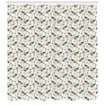 thumbnail image 3 of Ambesonne Japanese Shower Curtain, Oriental Bird Motif, 69"Wx84"L, Multicolor, 3 of 3