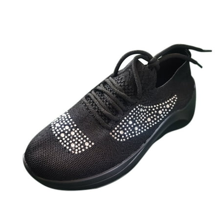 

gvdentm Sneakers For Women Women s Mesh Shoes Flying Summer Shoes Woven Women s Breathable Sports 327 Women Sneakers