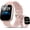 Pink, variant on Smart Watch Fits for Android and iPhone, Smartwatch for Women Men with Alexa Built-in, 1.83" HD Touchscreen Fitness Tracker 120 plus Sports Mode, Smart Watch with Bluetooth Call, IP68, for Gift Black