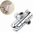 thumbnail image 2 of Way Diverter Shower Arm For Hand Shower Combo Shower Head Mounted Valve Fix Bathroom Bracket, 2 of 4