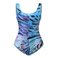 thumbnail image 3 of Kcodviy Control one-Piece Women's with Pink Bikini Tummy Swimwear Bathing Size Bikini Flag Suit Plus Swimsuits Swimwears Ruffle Bandeau Bikini Tankinis Set, 3 of 5
