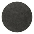 thumbnail image 7 of Unique Loom Solid Shag Collection Area Rug (12' Round Graphite Gray), 7 of 7