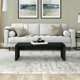 thumbnail image 6 of Evelyn&Zoe Oswin 48" Wide Rectangular Coffee Table, Black Grain, 6 of 8