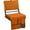 Orange, variant on Extra Wide Folding Reclining Stadium Seat with Back Suppot for Bleachers, Bleacher Hooks, Thick Cushion, Cup Holder, Storage Pockets  Portable Chair for Kayak, Canoe, Paddle Board, Concerts, & Sports