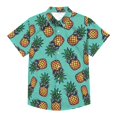 thumbnail image 6 of LIIPEE Summer Fashion Graphic Shirt For Men Short Sleeve Turn Down Collar Button Up Shirts Male Comfortable Breathable Beach Tops,S, 6 of 6