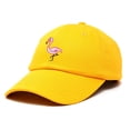 thumbnail image 4 of DALIX Flamingo Hat Women's Baseball Cap in Gold, 4 of 5