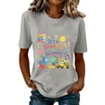 thumbnail image 4 of Fnhpitd Butter T Shirt Teach Tshirt Cute Teacher Life Shirts Special Education Tee Inspirational Tops Grey,M, 4 of 7
