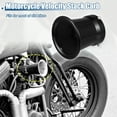 thumbnail image 3 of 55mm Black-Motorcycle Carburetor, Air Pound Carb, Funnel Pipe, Honda, Yamaha, Kawasaki RL, 1.97\", 3 of 3
