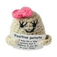 thumbnail image 2 of Patata Ganchillo Con Tarjeta Positiva Regalos Animación para Amigos (Niñas P), 2 of 2