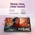 thumbnail image 3 of Lenovo Idea Tab 11" 2.5K Tablet, MediaTek Dimensity 6300, 8GB, 128GB, Android 15, Luna Grey, ZAFR0912US, 3 of 12