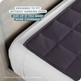 thumbnail image 4 of Bare Home 12 lbs Weighted Blanket for Adults and Kids - 48" x 72" - 210tc Twill Cotton, Eggplant, 4 of 10