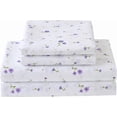 thumbnail image 1 of Twin Size Sheet Set Paisley Printed Bed Sheets for Single Bed Piece Microfiber Fitted Sheet with ” Deep Pocket & Straps Patterned Bedding Sheets & Pillowcase Set, 1 of 9