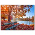 thumbnail image 1 of Picture-Tiles.com: Autumn Ceramic Tile Wall Mural WAL500021-43S. 17"W x 12.75"H using (12) 4.25" x 4.25" Ceramic Tiles-Satin Finish, 1 of 3