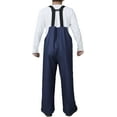 thumbnail image 2 of RainRider Rain Pants for Men Women Waterproof Rain Gear Bib Overalls Trousers for Fishing Hunting(Navy,XXX-Large), 2 of 7
