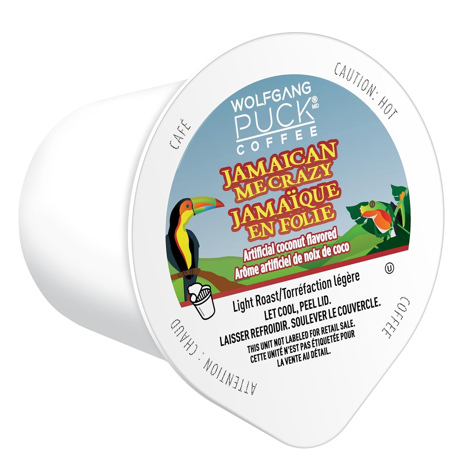 Jamaican Me Crazy, Flavored, Light Roast Coffee, Keurig K-Cup Brewer Compatible Pods, 120 Count (Pack Of 1)