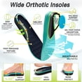 thumbnail image 5 of OrthoComfoot Orthopedic Men's Wide Shoes: Comfortable Arch Support Running Sneakers, Wide Toe Box Work Tennis Outdoor Walking Shoes, 5 of 9