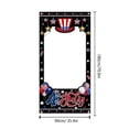 thumbnail image 3 of Loespoir Independence Day Photo Frames, Party Supplies Background Fabrics, Decorative Props Banners, for Photography, Artifacts, Celebration, Patriotic Event(Black), 3 of 5