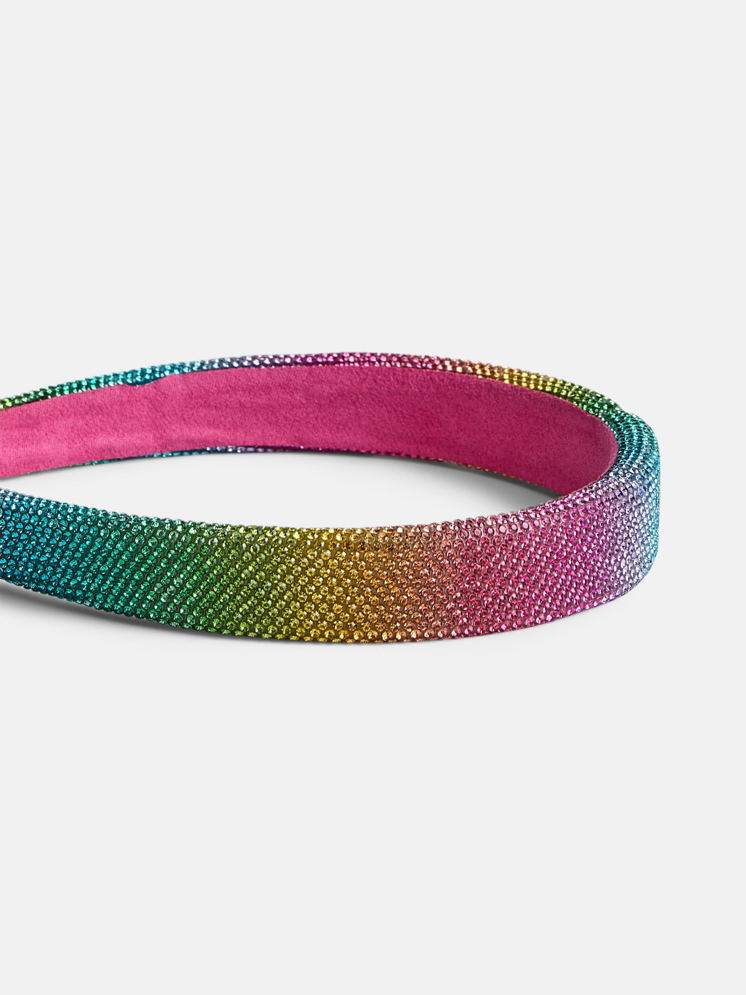 Justice Girls Rhinestone Headband, Rainbow