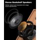 thumbnail image 2 of Tocadiscos de vinilo con Bluetooth, altavoces estéreo de estantería de 36 vatios, sistema Hi-Fi con cartucho magnético, grabación USB y parada automática, 2 of 5