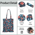 thumbnail image 2 of Sac de Courses Réutilisable Imprimé Fleur - Durable et Lavable en Machine, 2 of 6
