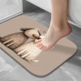 thumbnail image 5 of 1pc A cute duckling Absorbent Non-Slip Bathroom Thickened Flannel Rug Decor,Soft,Quick Drying,Suitable For Indoor/outdoor Use,Bathrooms,Bedrooms,Kitchens,Terrace,Laundry Rooms,16"x24", 5 of 7