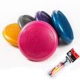 thumbnail image 4 of OULII Wobble Cushion Balance for Core Stability Round PVC for Back 1Pcs, 4 of 6