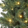 thumbnail image 5 of 7.5 Ft Prelit Pencil Artificial Christmas Tree with Timer 200+ LED Warm White & Colorful Change Lights 8 Modes Plug in 550 Branch Tips Metal Stand Slim Tree Xmas Decor Indoor Outdoor, 5 of 8