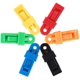 thumbnail image 2 of Juego de 10 abrazaderas para lona, ​​clips/fijación/tensor elástico para lona, ​​mango de bloqueo resistente y ajustable para lona y tela de sombra (10 unidades) negro, amarillo, verde, azul, rojo, 2 of 5