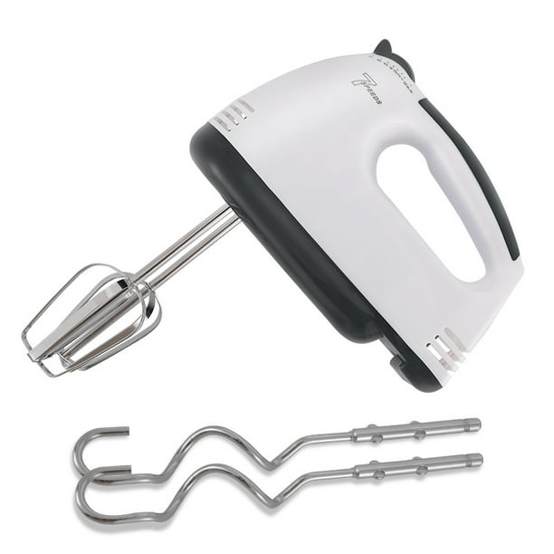 Electric Hand Mixer, 7 Speed 100W Twin Stick Mixer, Eject Button Design,  with 2 Stainless Steel Whisks and 2 Dough Hooks 